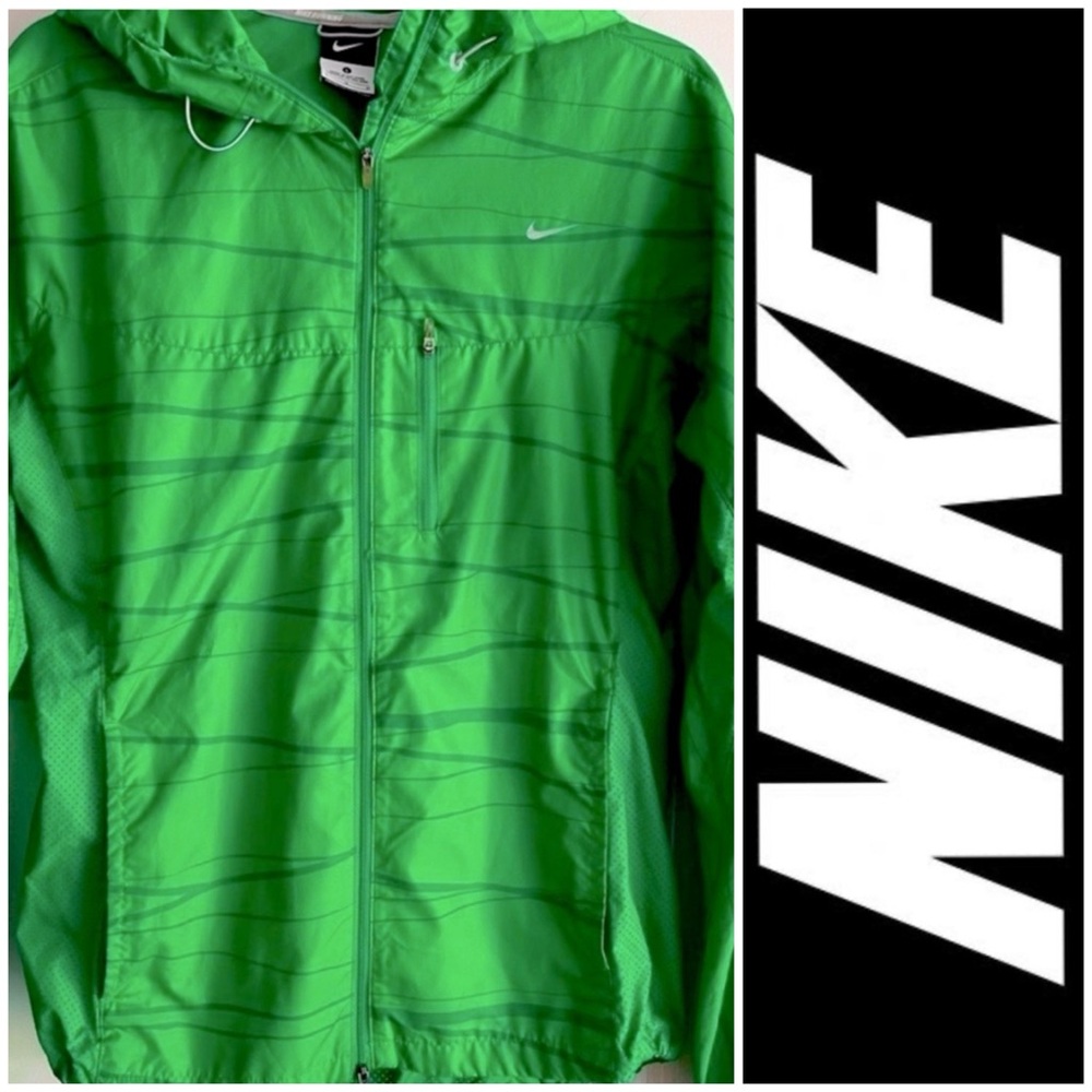 Nike Vibrant Green Running Jacket